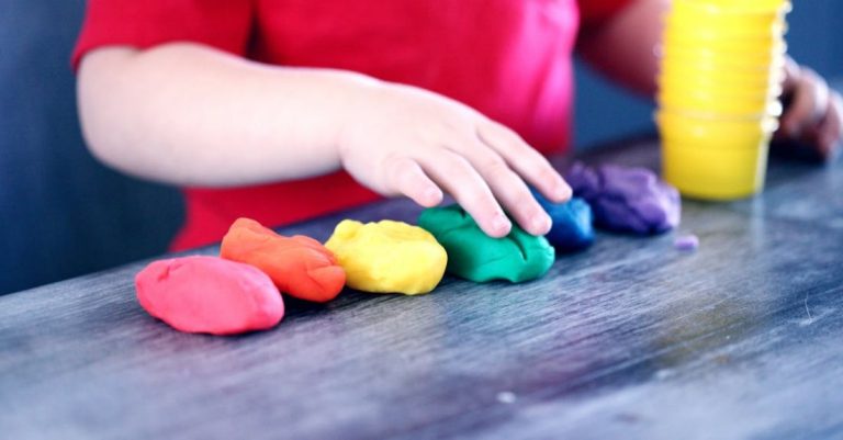 Kids - Person Making Clay Figures