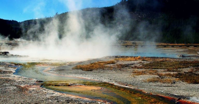 Geothermal - Body of Water and Smoke